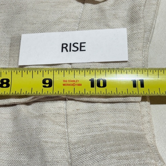 Aritzia Wilfred Women's Allant Linen Blend Ankle Trouser Pants Sz 2 Breathable - Picture 13 of 16